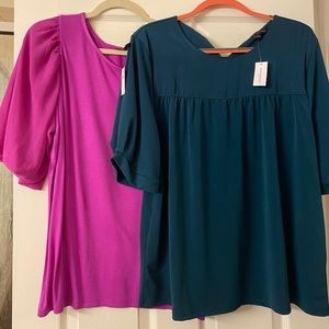 Two Banana Republic Shirts